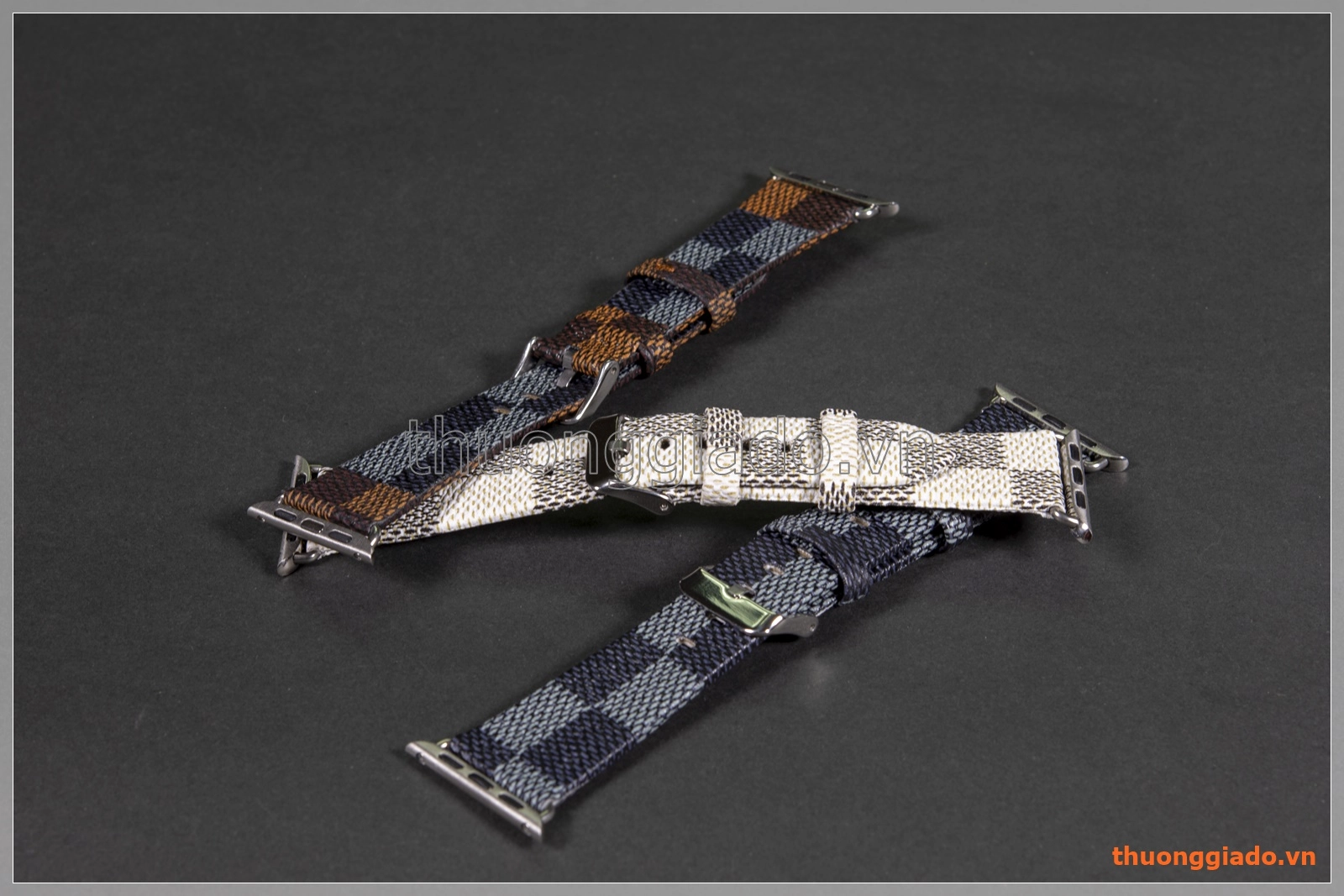 Dây da cho đồng hồ Apple Watch 38mm (phong cách LV - Louis Vuitton)