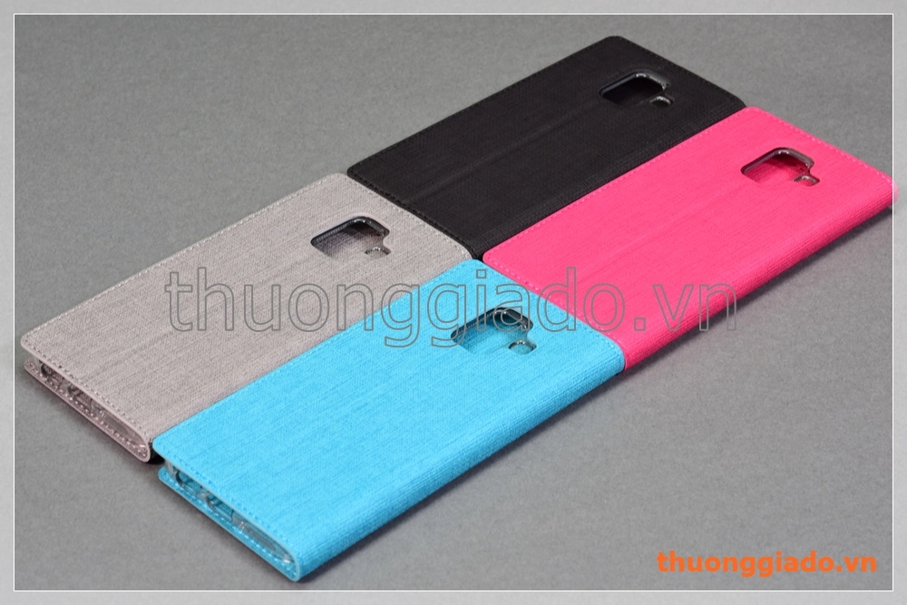 Bao da Samsung Galaxy A6 (2018)/ A600 flip leather case, hiệu Vili