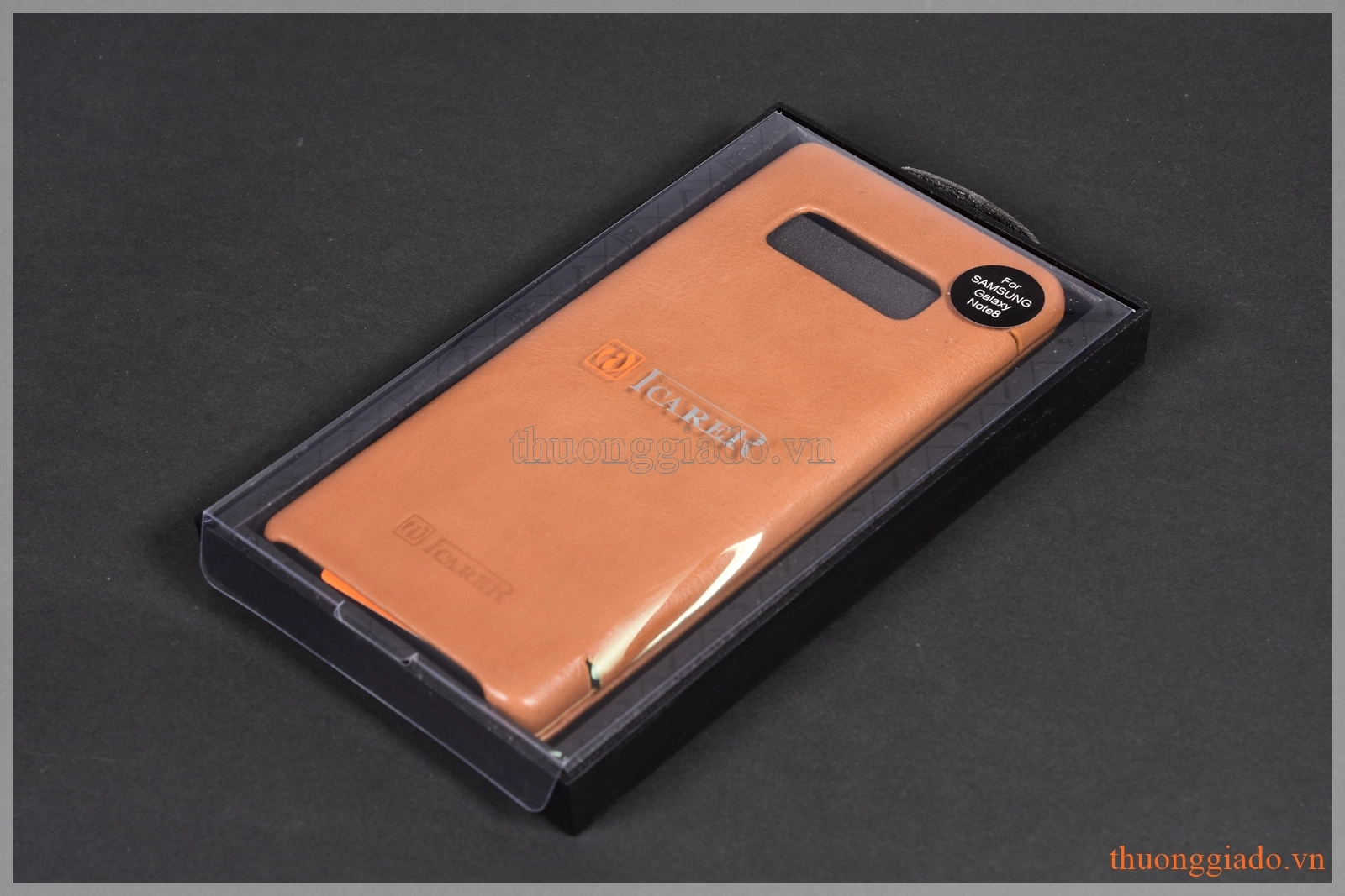 Bao da cầm tay Samsung Galaxy Note 8/ N950 (hiệu Icarer, da mịn) Bao da cầm tay Samsung Galaxy Note 8/ N950 (hiệu Icarer, da mịn)