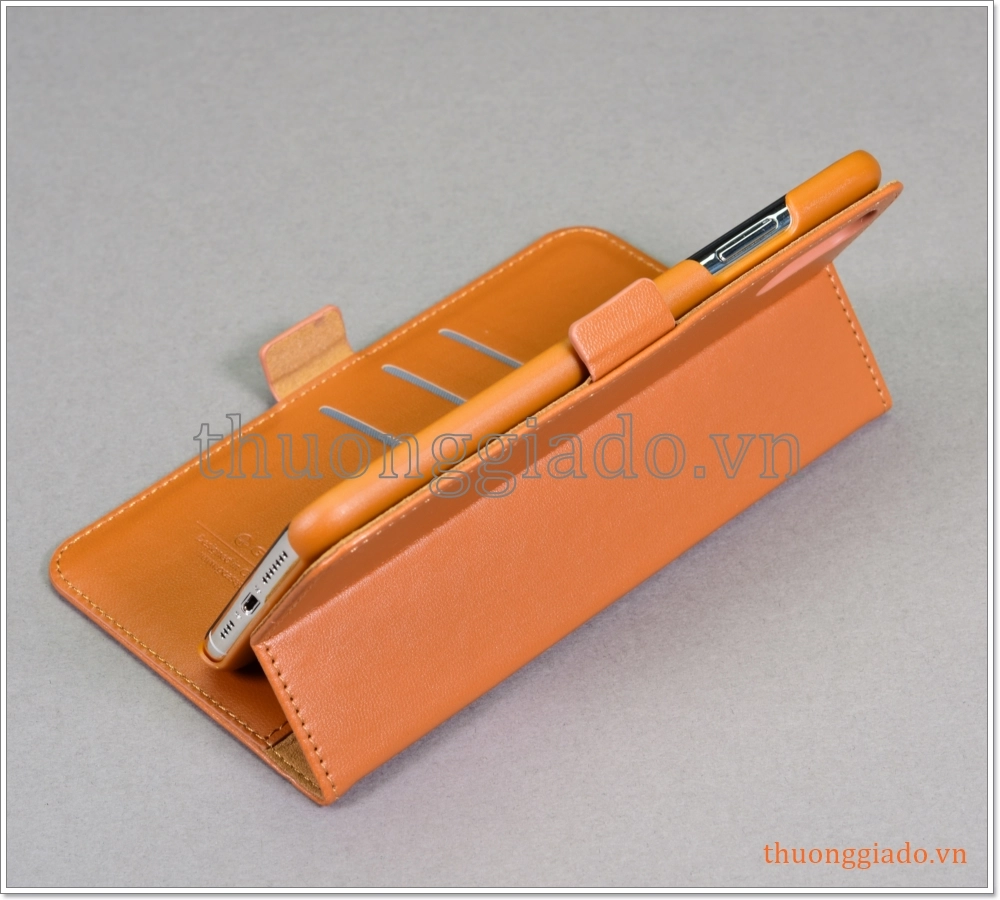 Bao da iPhone XS Max (6.5"), bao da cầm tay, nắp gập mở, hiệu G-CASE, Honour Series