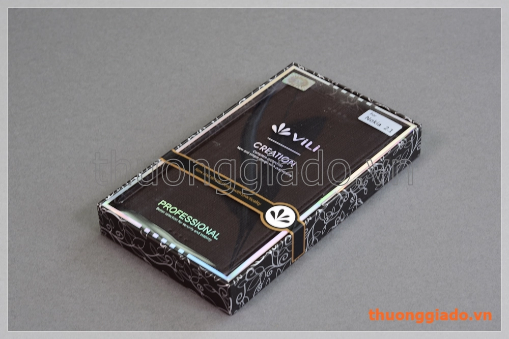 Bao da Nokia 2.1 flip leather case, hiệu Vili