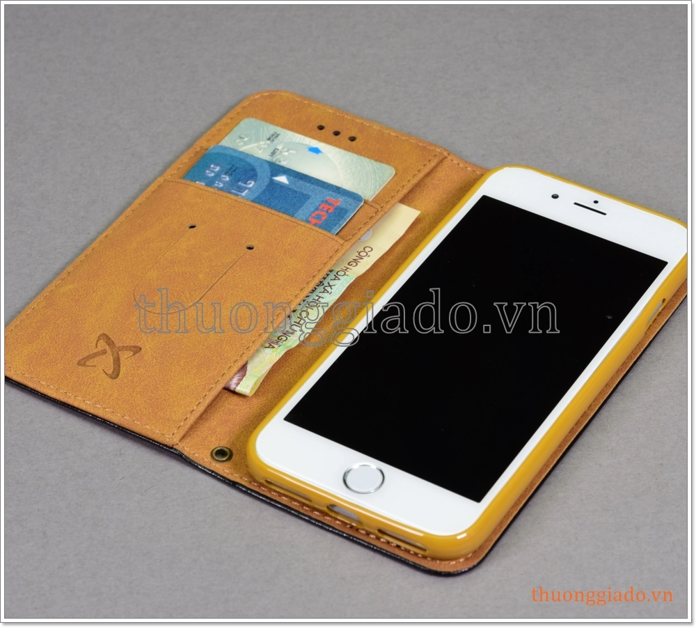 Bao da iPhone 7 (4.7")/ iPhone 8 (4.7"), da bò, mặt mịn, nhiều màu sắc Bao da iPhone 7 (4.7")/ iPhone 8 (4.7"), da bò, mặt mịn, nhiều màu sắc