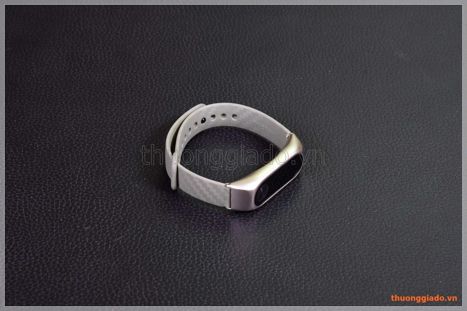 Dây Mi Band 2 (dây cao su, viền hợp kim, mẫu 2)