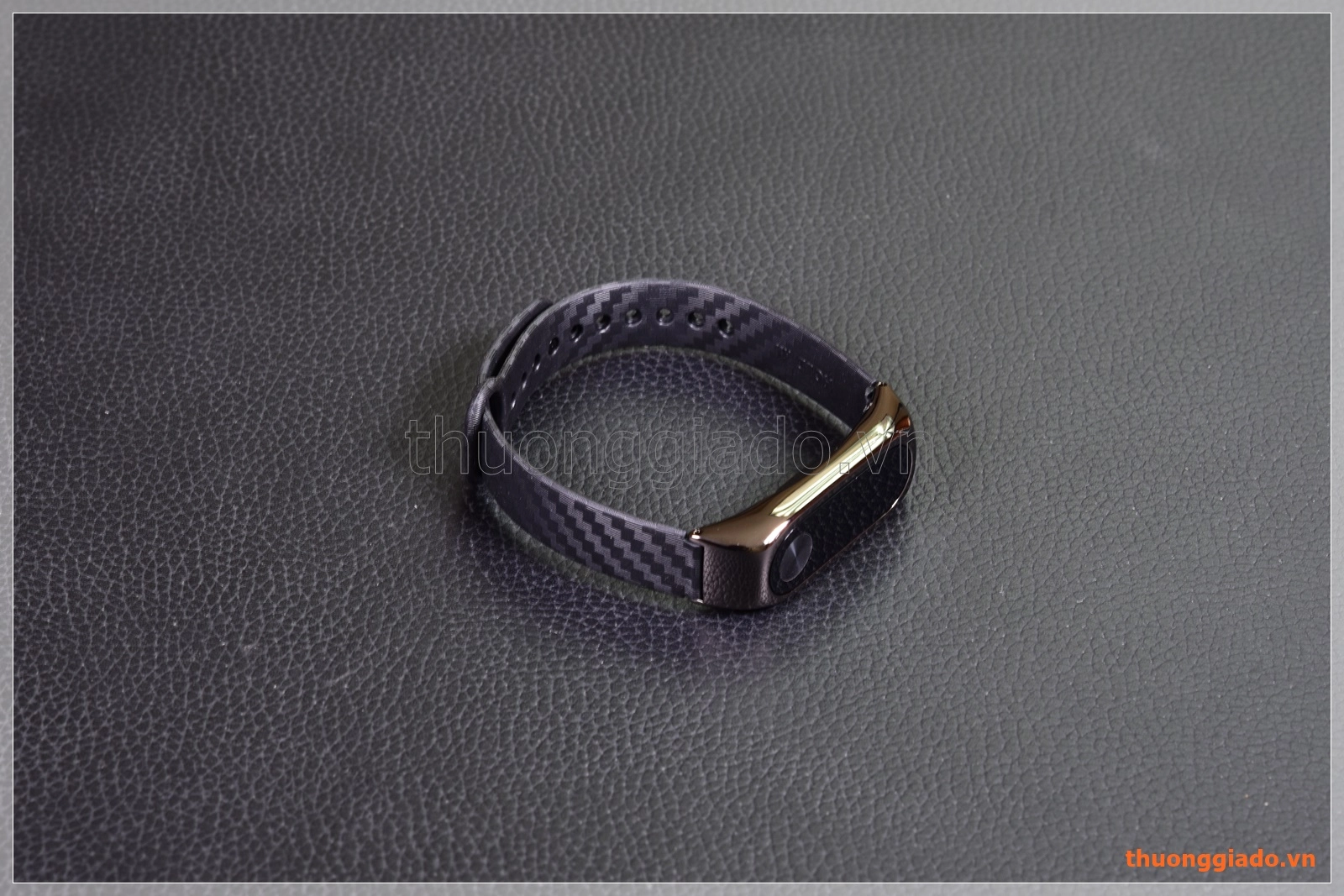 Dây Mi Band 2 (dây cao su, viền hợp kim, mẫu 2)