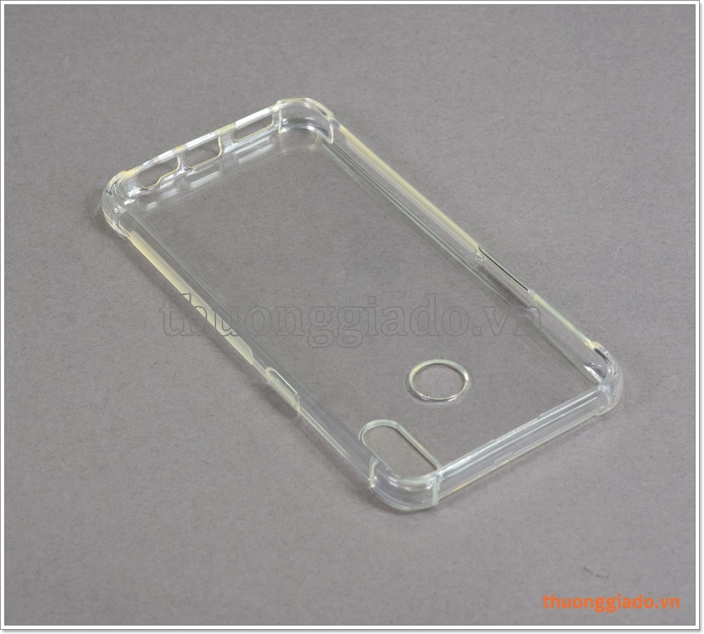 Ốp lưng Silicone Realme 3, ốp dẻo trong suốt, tăng cường chống sốc 4 góc