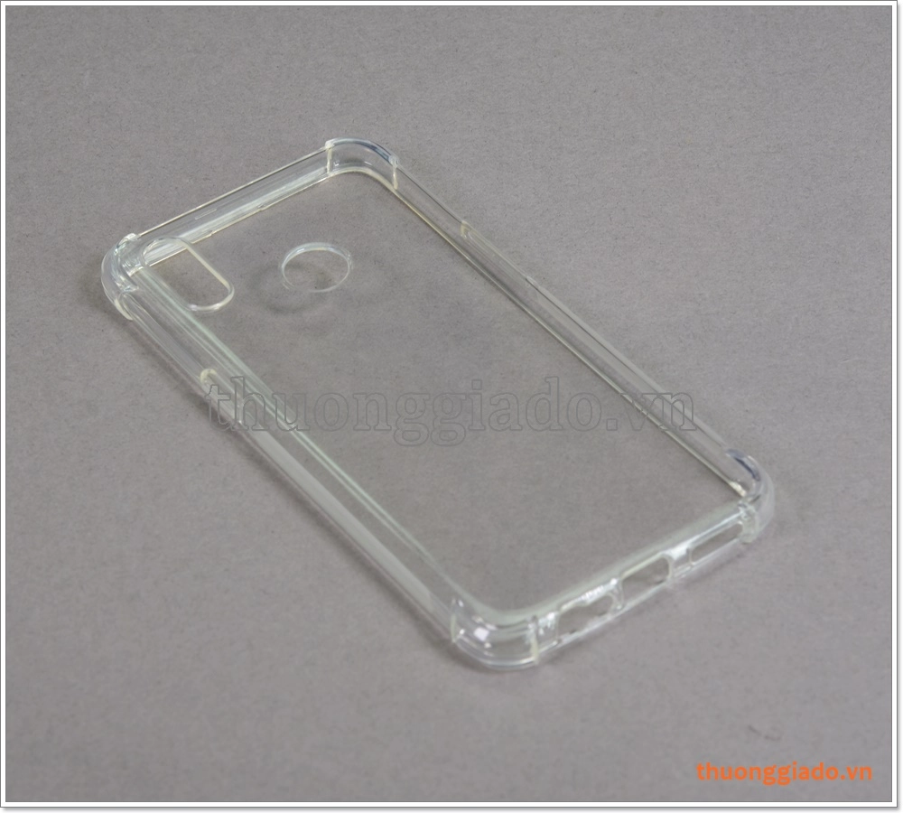 Ốp lưng Silicone Realme 3, ốp dẻo trong suốt, tăng cường chống sốc 4 góc