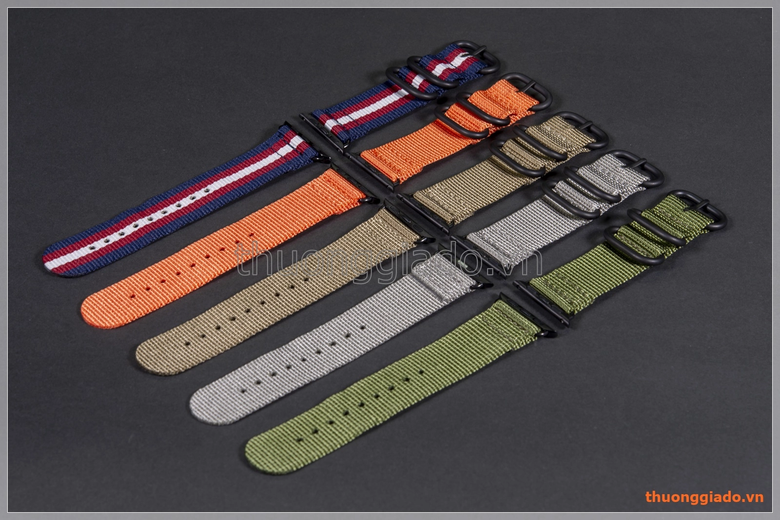 Dây NATO (dây vải) cho Apple Watch 38mm (mẫu 2)