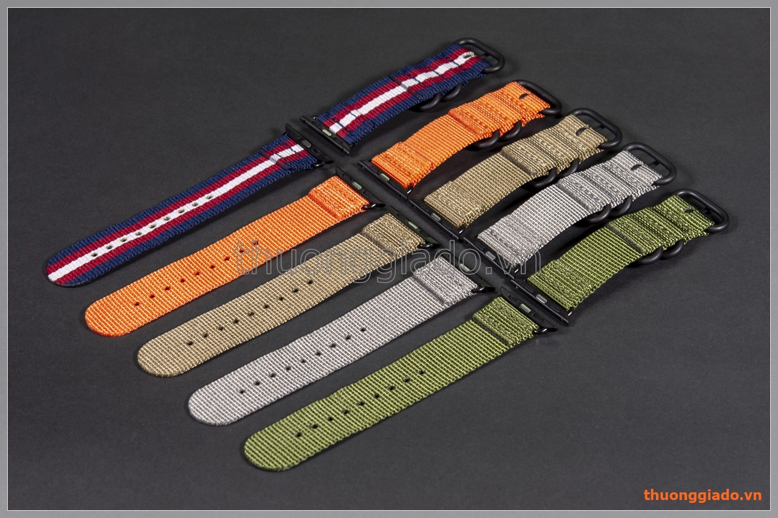 Dây NATO (dây vải) cho Apple Watch 38mm (mẫu 2)