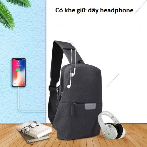 Túi đeo chéo thời trang chống nước, hiệu WiWu Cross Body Bag