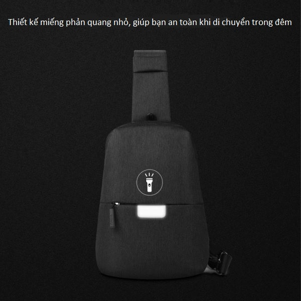 Túi đeo chéo thời trang chống nước, hiệu WiWu Cross Body Bag