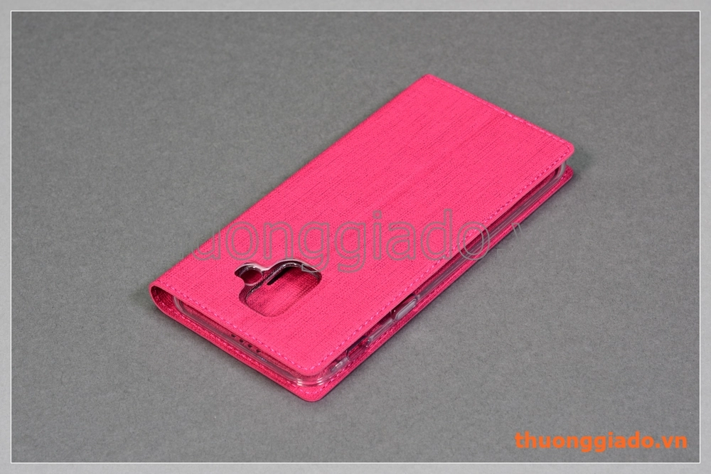 Bao da Samsung Galaxy A6 (2018)/ A600 flip leather case, hiệu Vili