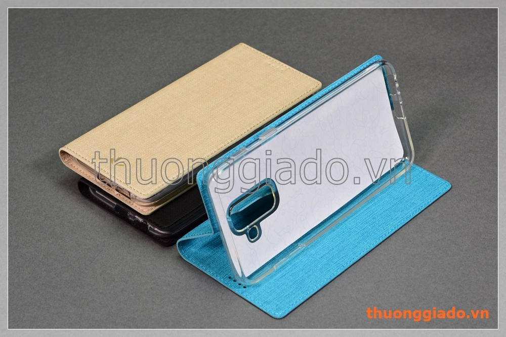 Bao da Samsung Galaxy A6+/ A6 Plus (2018)/ A605 Plus flip leather case (hiệu Vili)