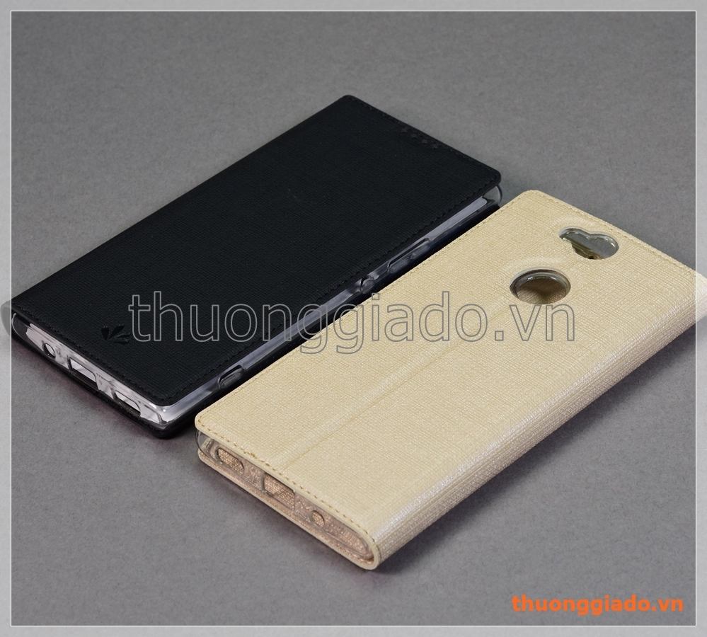 Bao da Sony Xperia XA2 Plus, bao da cầm tay nắp gập, hiệu Vili Bao da Sony Xperia XA2 Plus, bao da cầm tay nắp gập, hiệu Vili