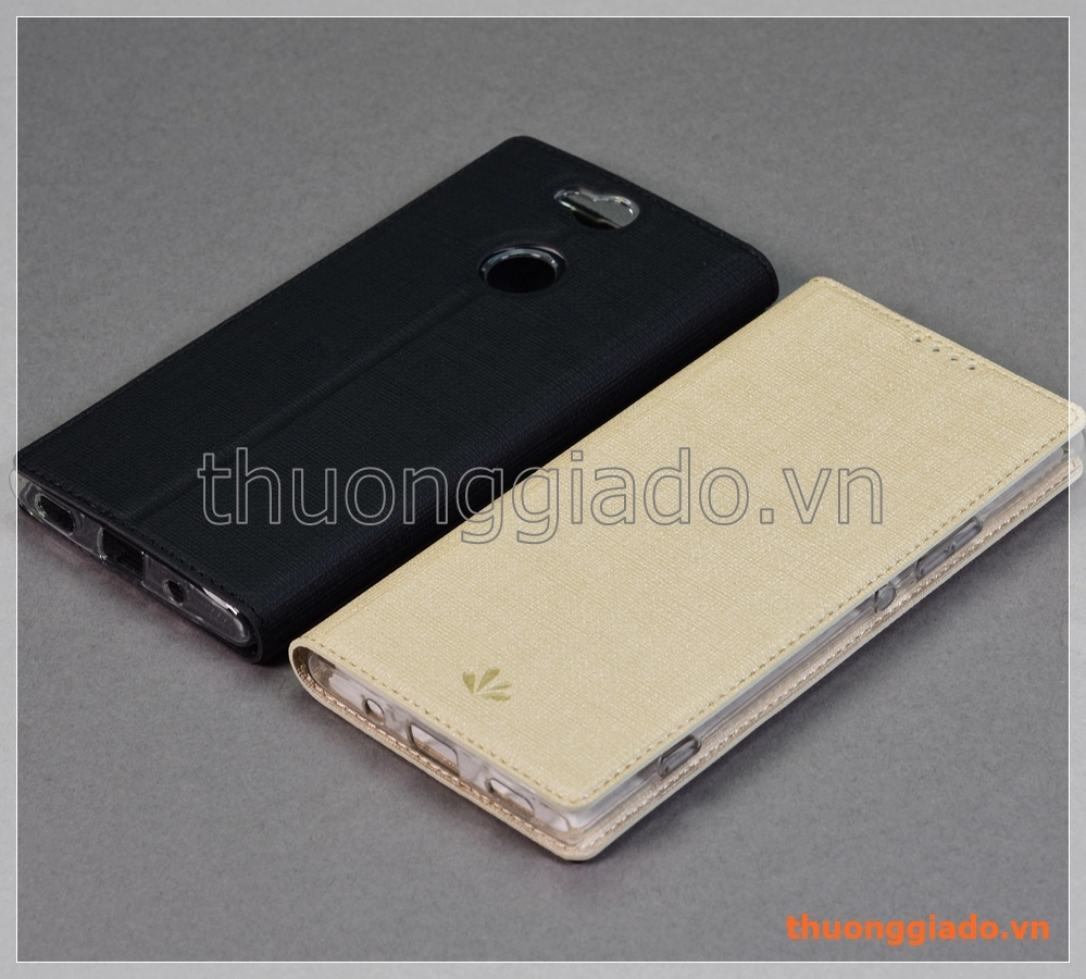 Bao da Sony Xperia XA2 Plus, bao da cầm tay nắp gập, hiệu Vili Bao da Sony Xperia XA2 Plus, bao da cầm tay nắp gập, hiệu Vili