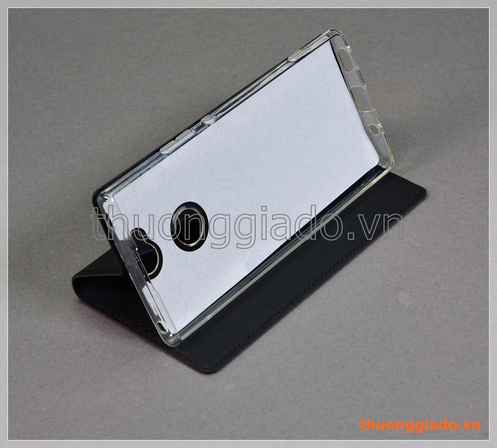 Bao da Sony Xperia XA2 Plus, bao da cầm tay nắp gập, hiệu Vili Bao da Sony Xperia XA2 Plus, bao da cầm tay nắp gập, hiệu Vili