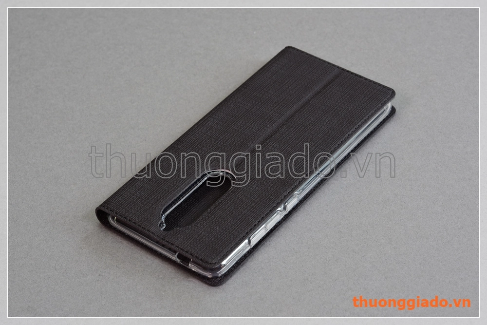 Bao da Nokia 5.1 (5.5") flip leather case, hiệu Vili