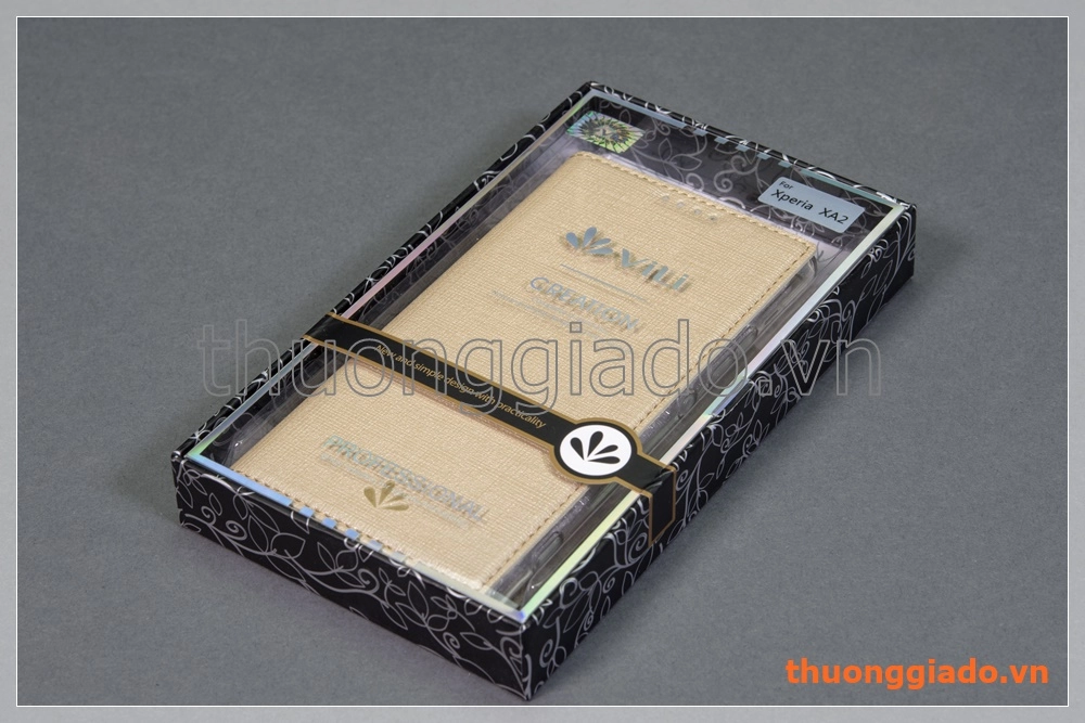 Bao da Sony Xperia XA2 (5.2") flip leather case, hiệu Vili