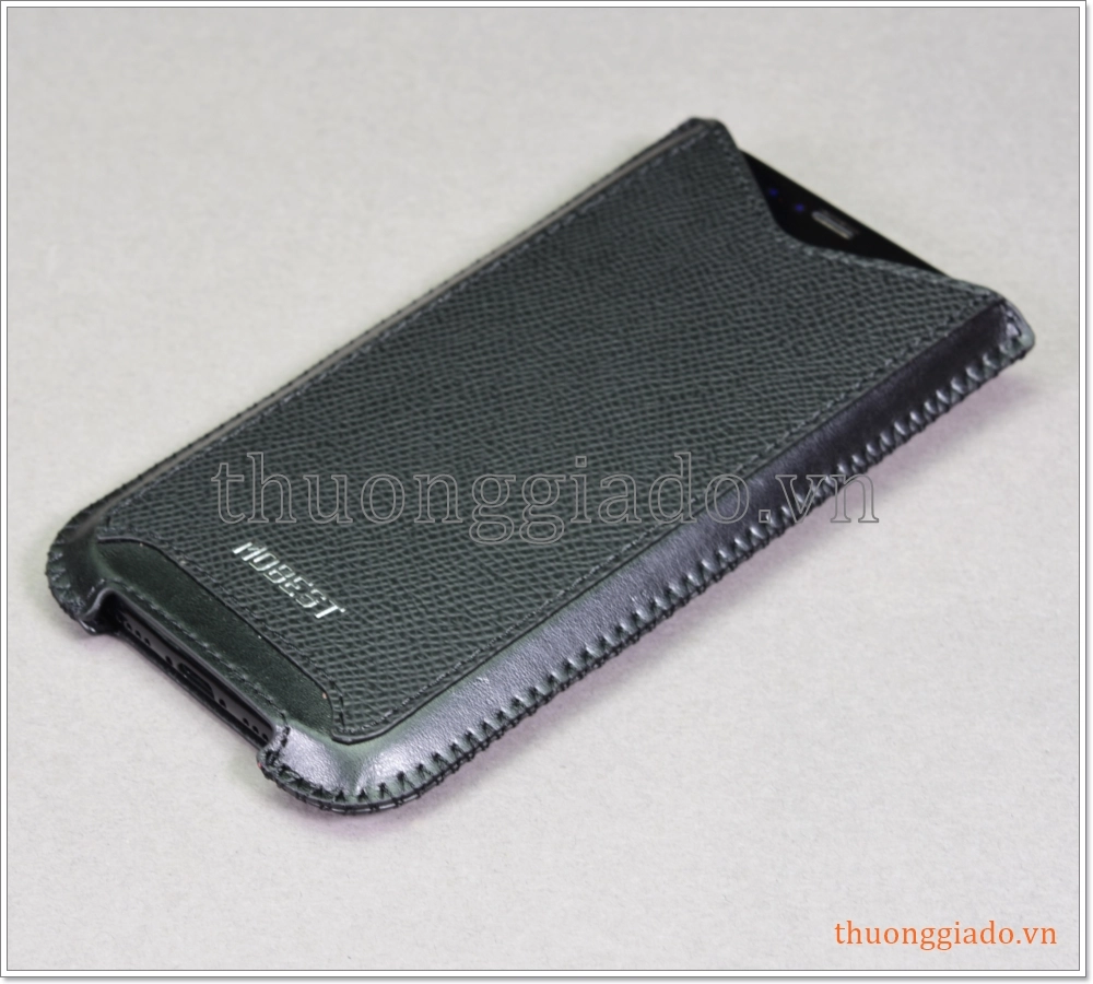 Bao da cầm tay bỏ túi kích cỡ 5.0 inch, chất liệu da bò hiệu Mobest