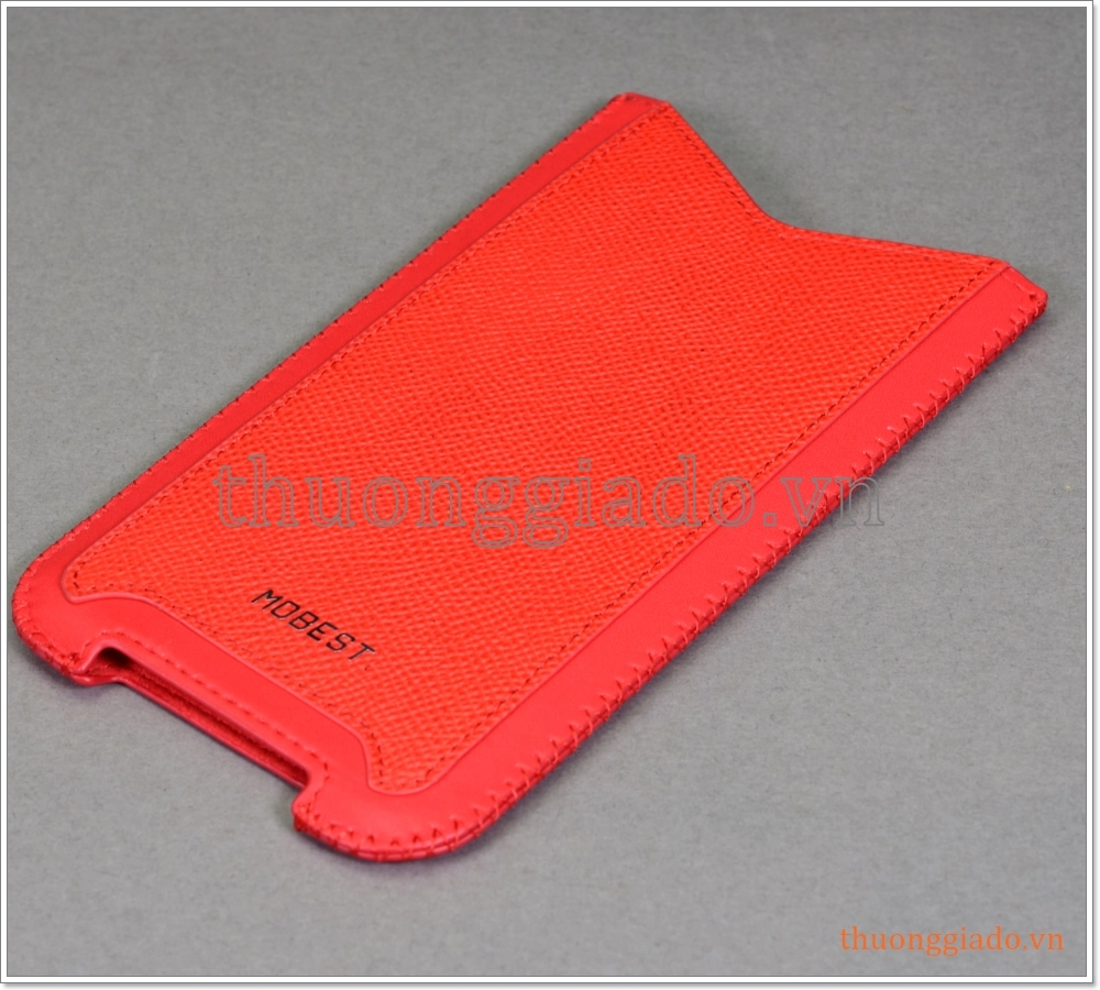 Bao da cầm tay bỏ túi kích cỡ 5.0 inch, chất liệu da bò hiệu Mobest