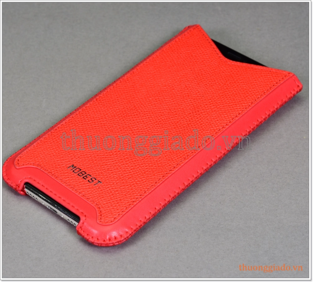 Bao da cầm tay bỏ túi kích cỡ 5.0 inch, chất liệu da bò hiệu Mobest