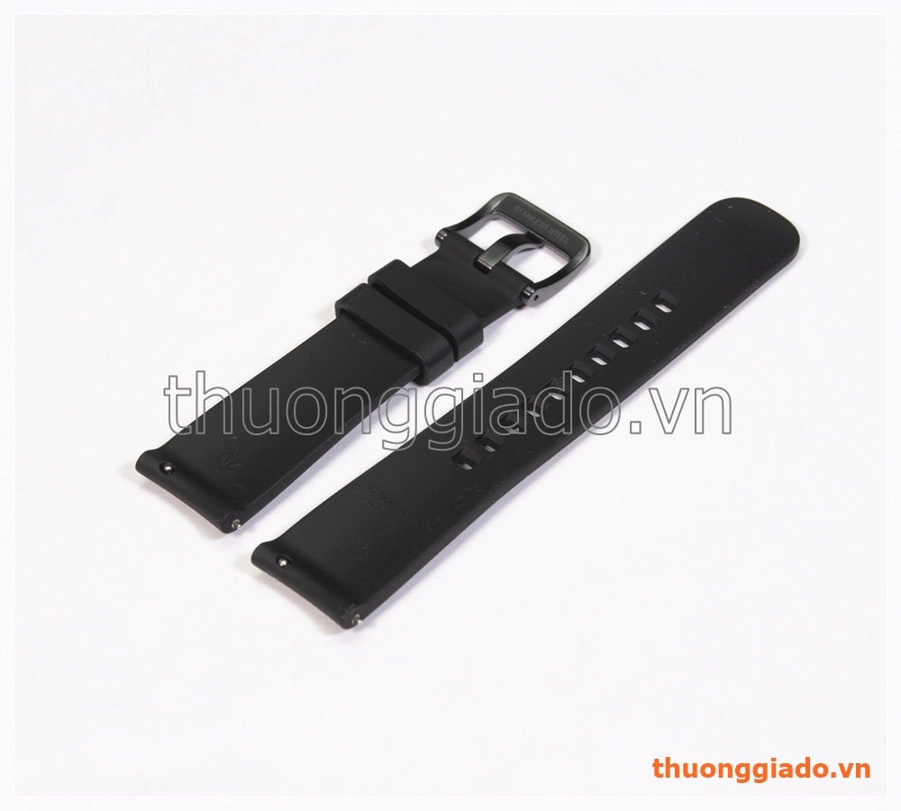 Dây đồng hồ Samsung Galaxy Watch 42mm, Gear S2 Classic màu đen, hàng chính hãng