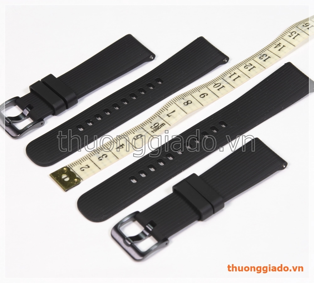 Dây đồng hồ Samsung Galaxy Watch 42mm, Gear S2 Classic màu đen, hàng chính hãng