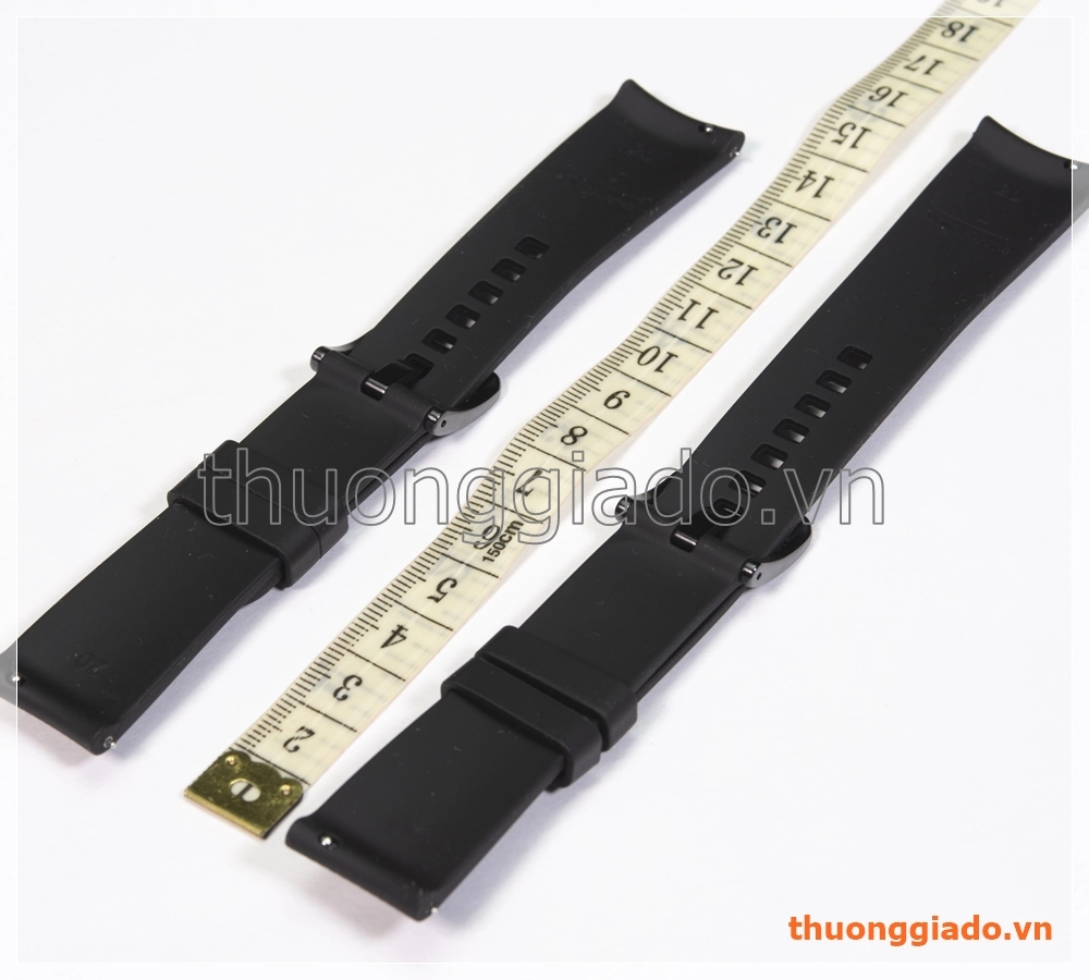 Dây đồng hồ Samsung Galaxy Watch 42mm, Gear S2 Classic màu đen, hàng chính hãng