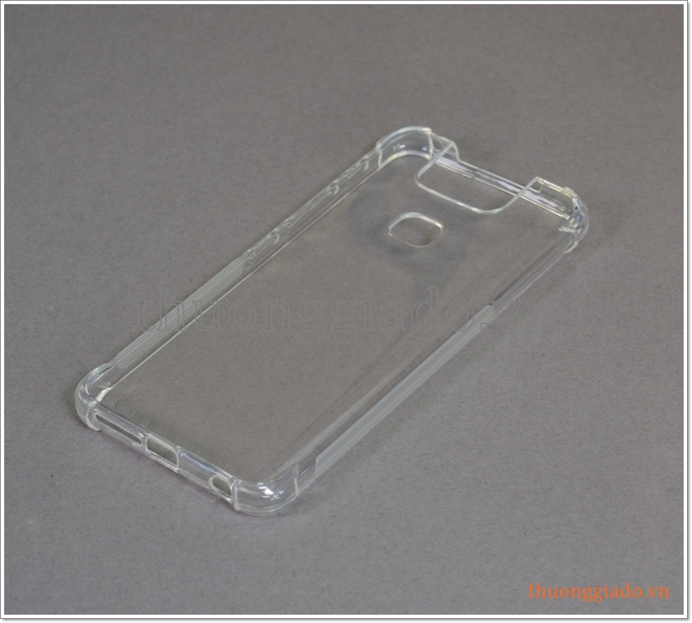 Ốp lưng silicone Asus ZenFone 6 (2019), ZS630KL, ốp dẻo trong suốt chống sốc 4 góc