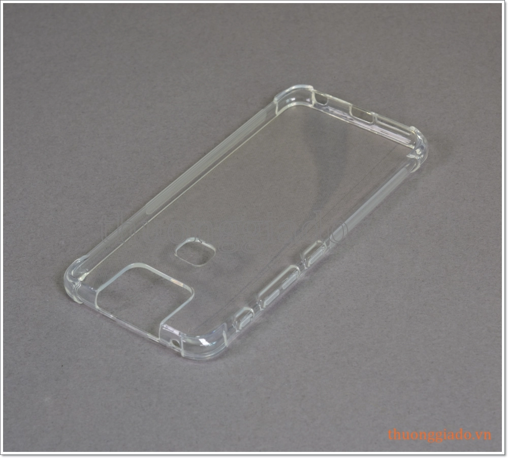 Ốp lưng silicone Asus ZenFone 6 (2019), ZS630KL, ốp dẻo trong suốt chống sốc 4 góc