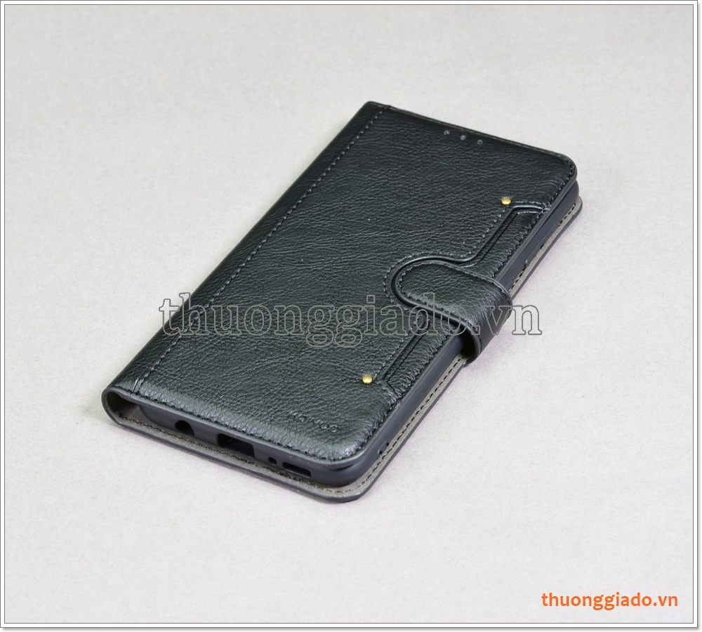 Bao da Samsung Galaxy A50, bao da cầm tay, chất liệu da bò, hiệu Kaiyue