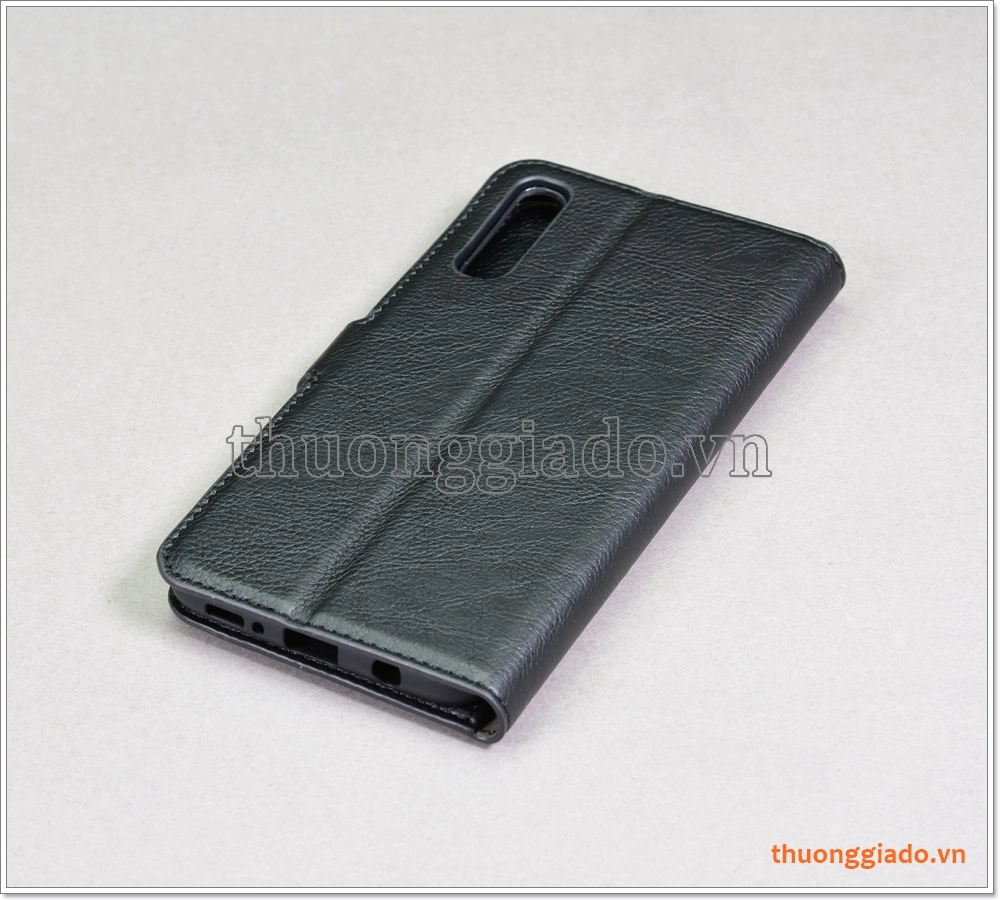 Bao da Samsung Galaxy A50, bao da cầm tay, chất liệu da bò, hiệu Kaiyue