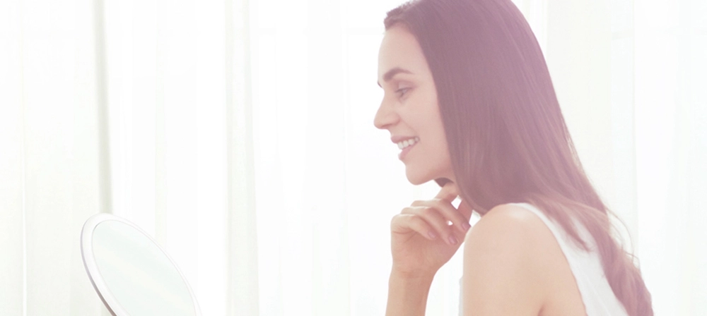 Gương trang điểm Xiaomi AMIRO với đèn chiếu như ánh sáng mặt trời