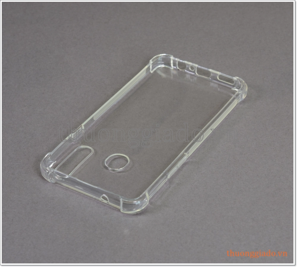 Ốp lưng silicone Samsung Galaxy A20S, ốp dẻo trong suốt chống sốc 4 góc