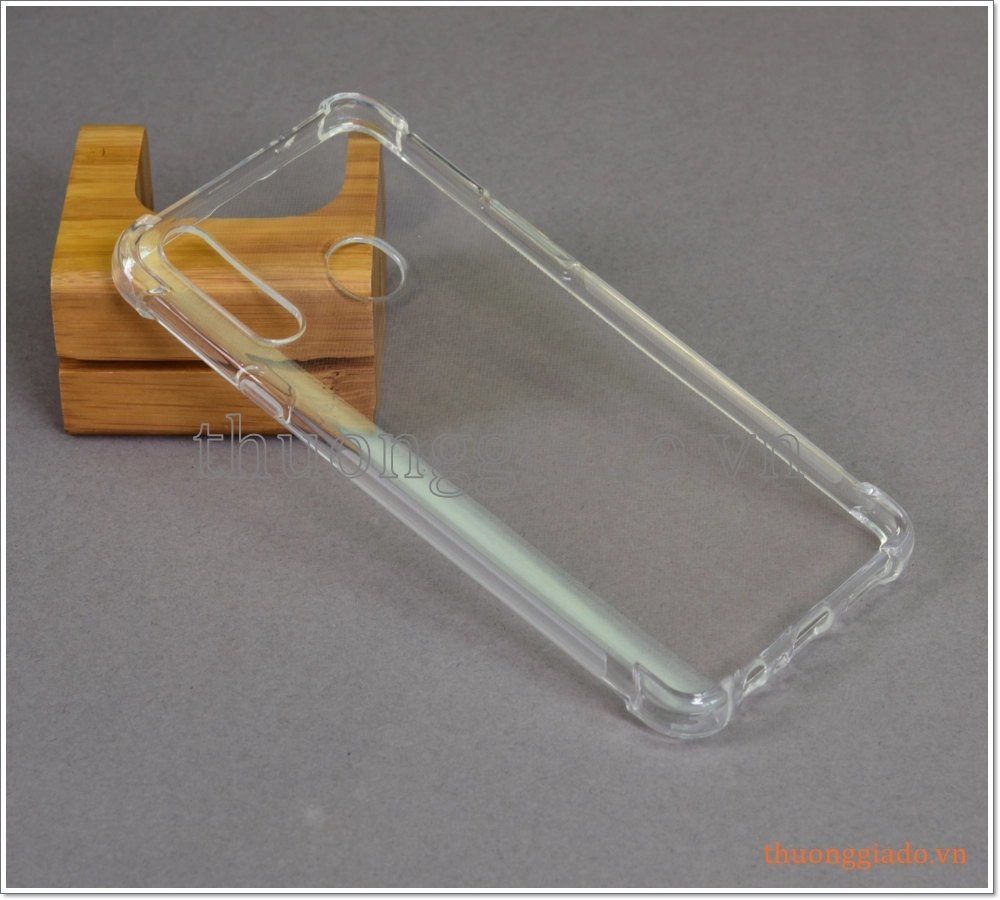 Ốp lưng silicone Samsung Galaxy A20S, ốp dẻo trong suốt chống sốc 4 góc