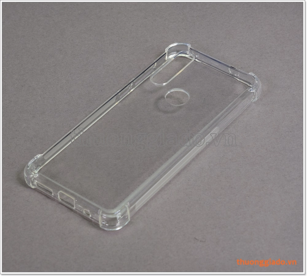 Ốp lưng Silicone Motorola G8, ốp dẻo trong suốt, tăng cường chống sốc 4 góc