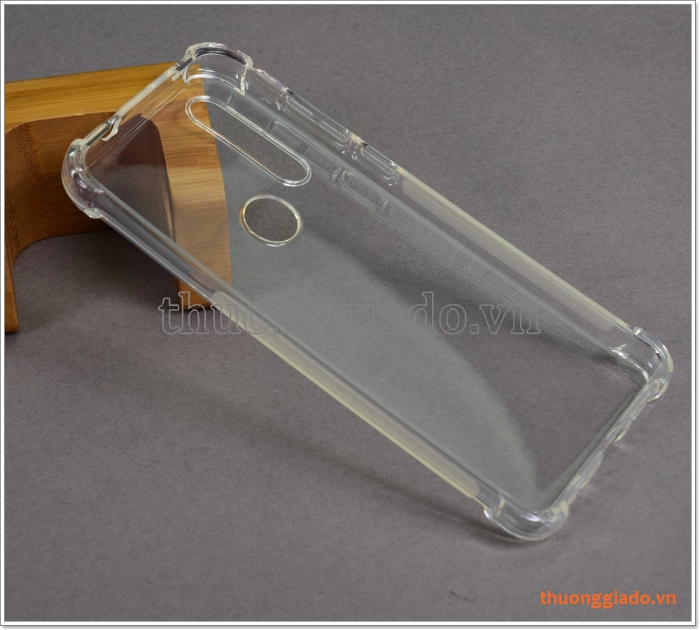 Ốp lưng Silicone Motorola G8, ốp dẻo trong suốt, tăng cường chống sốc 4 góc