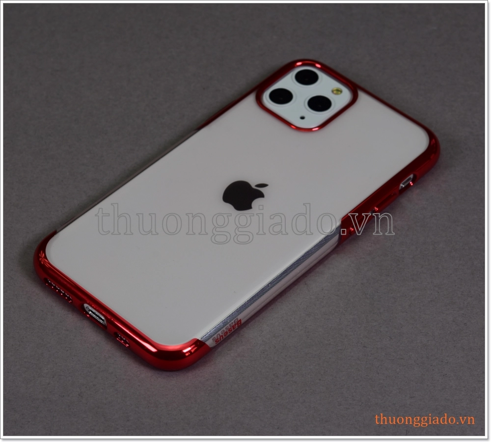 Ốp lưng Silicone iPhone 11 Pro (5.8 inch), viền màu hiệu Baseus Shining Protective Cases Ốp lưng Silicone iPhone 11 Pro (5.8 inch), viền màu hiệu Baseus Shining Protective Cases
