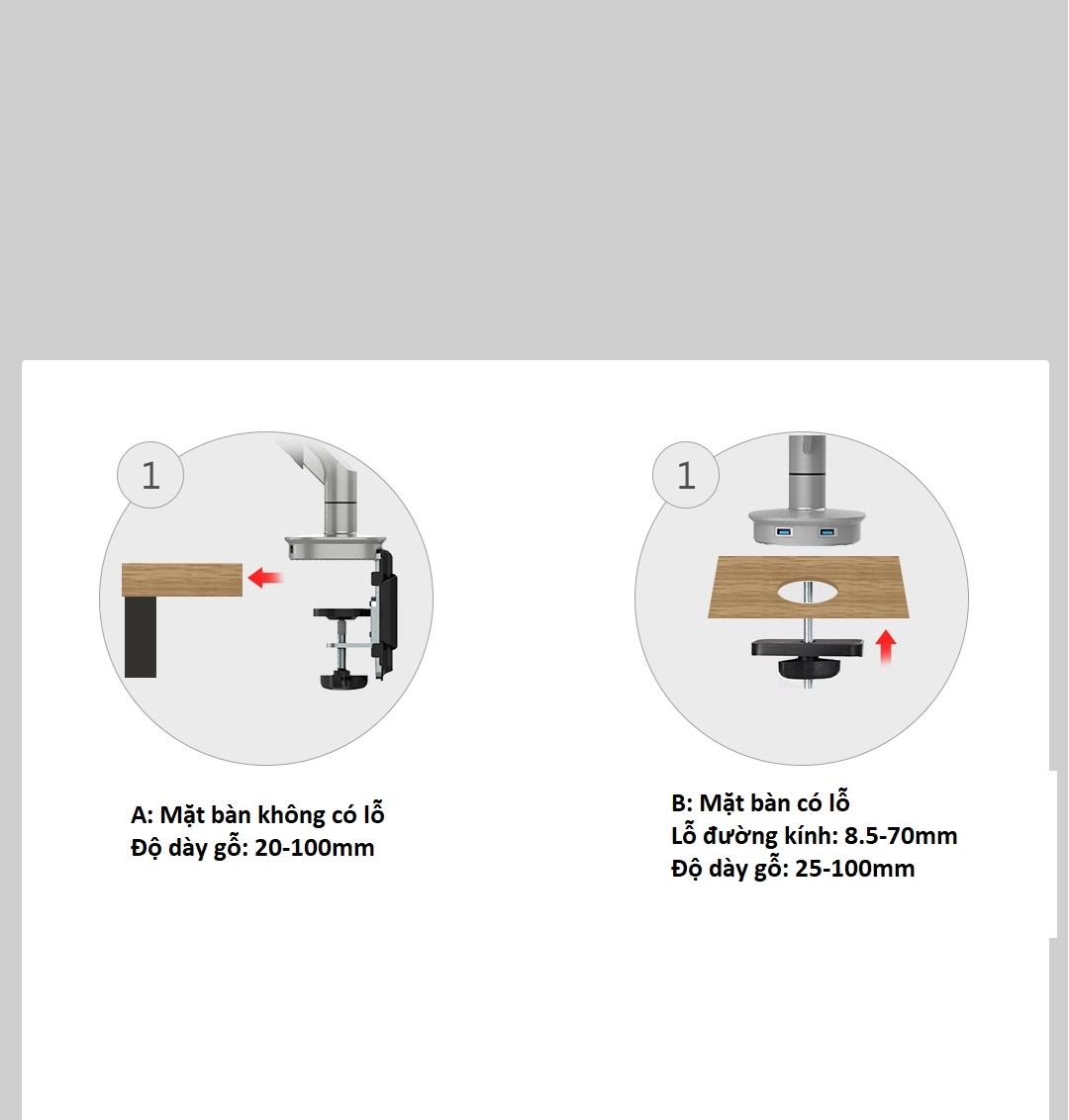 Giá đỡ màn hình máy tính Xiaomi Loctek MLD1