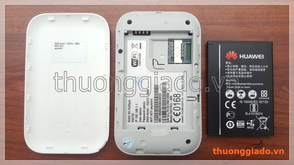 Bộ phát Wifi từ sim 4G/3G/2G hiệu Airtel 4G HOTSPOT (E5573Cs-609)