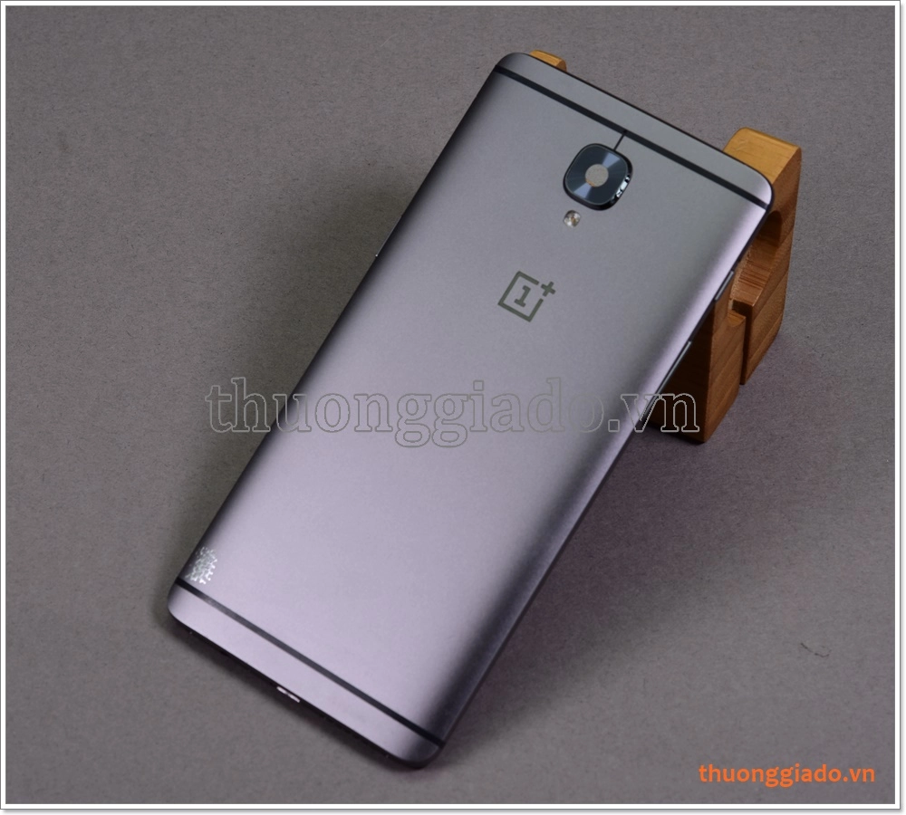 Thay vỏ OnePlus 3T/ OnePlus 3,  màu ghi gương, kèm kính camera sau