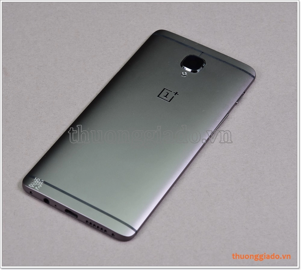 Thay vỏ OnePlus 3T/ OnePlus 3,  màu ghi gương, kèm kính camera sau