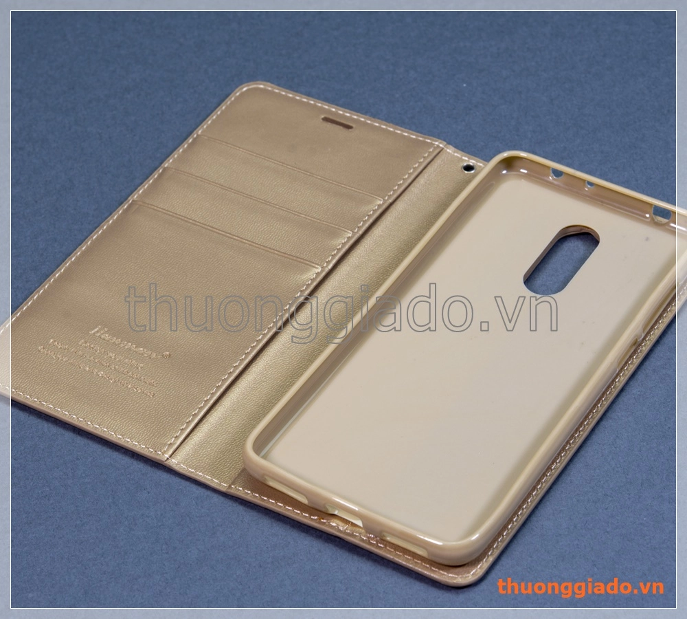 Bao da cầm tay Mi Redmi 5 (5.7") flip leather case (hiệu Haman, CANVAS DIARY)