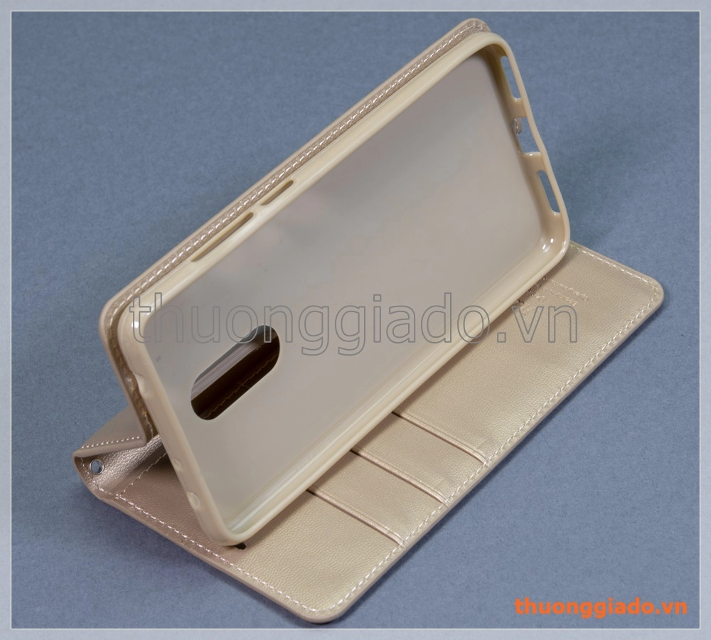 Bao da cầm tay Mi Redmi 5 (5.7") flip leather case (hiệu Haman, CANVAS DIARY)