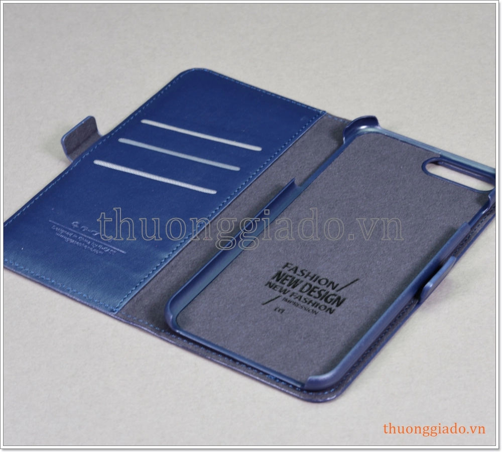 Bao da iPhone 7 Plus/8 Plus, bao da cầm tay, nắp gập mở, hiệu G-CASE, Honour Series