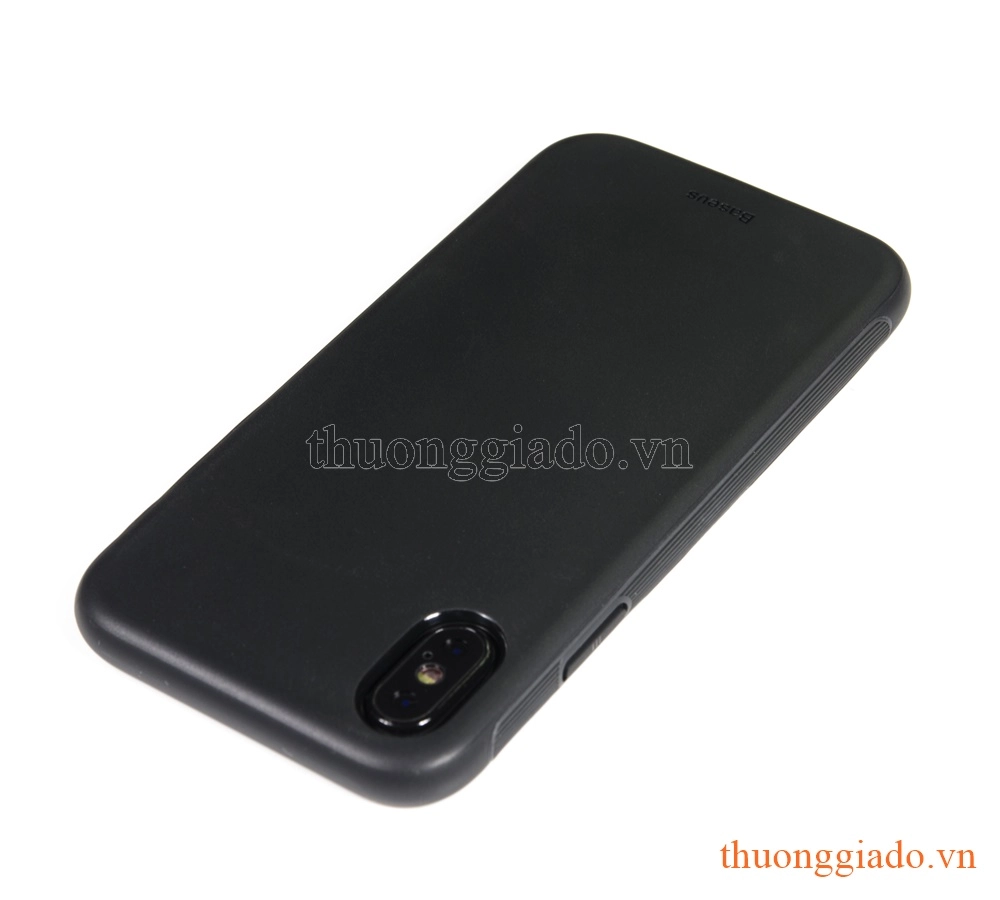 Vỏ ốp lưng chống sốc iPhone X (5.8"), hiệu Baseus, strong three layer
