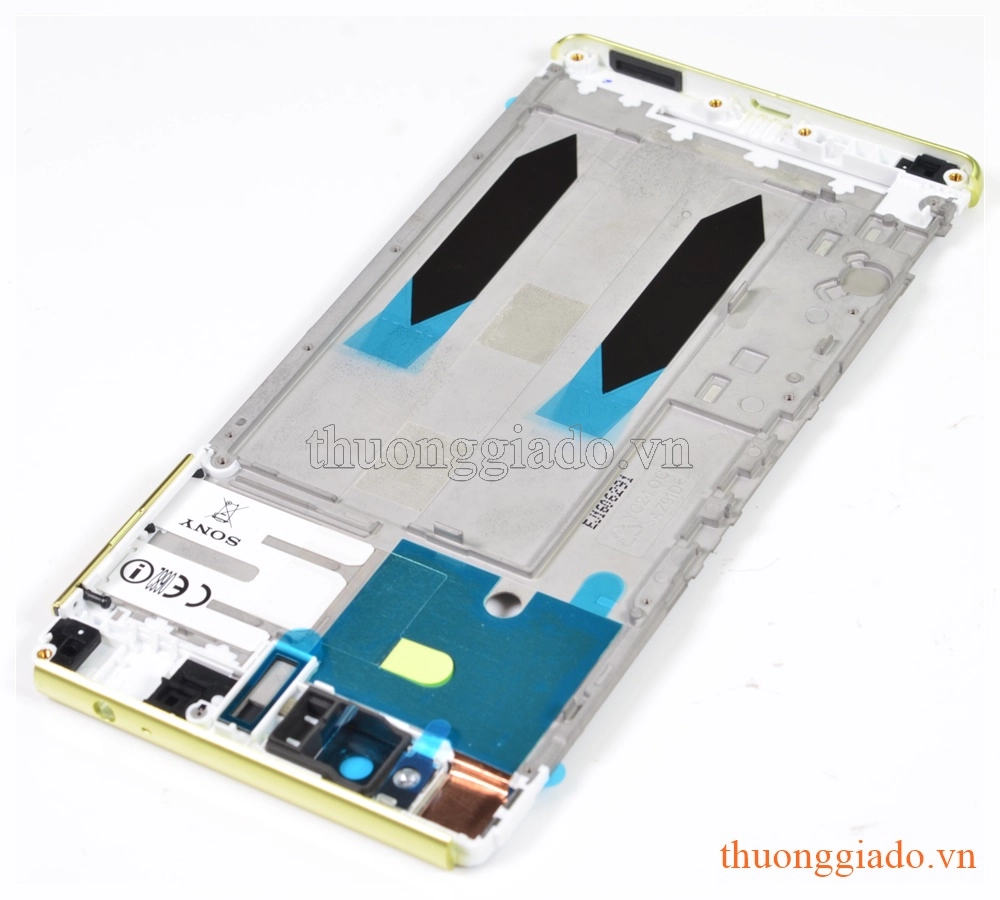 Vành viền bracket Sony Xperia XA Ultra (6.0") màu vàng