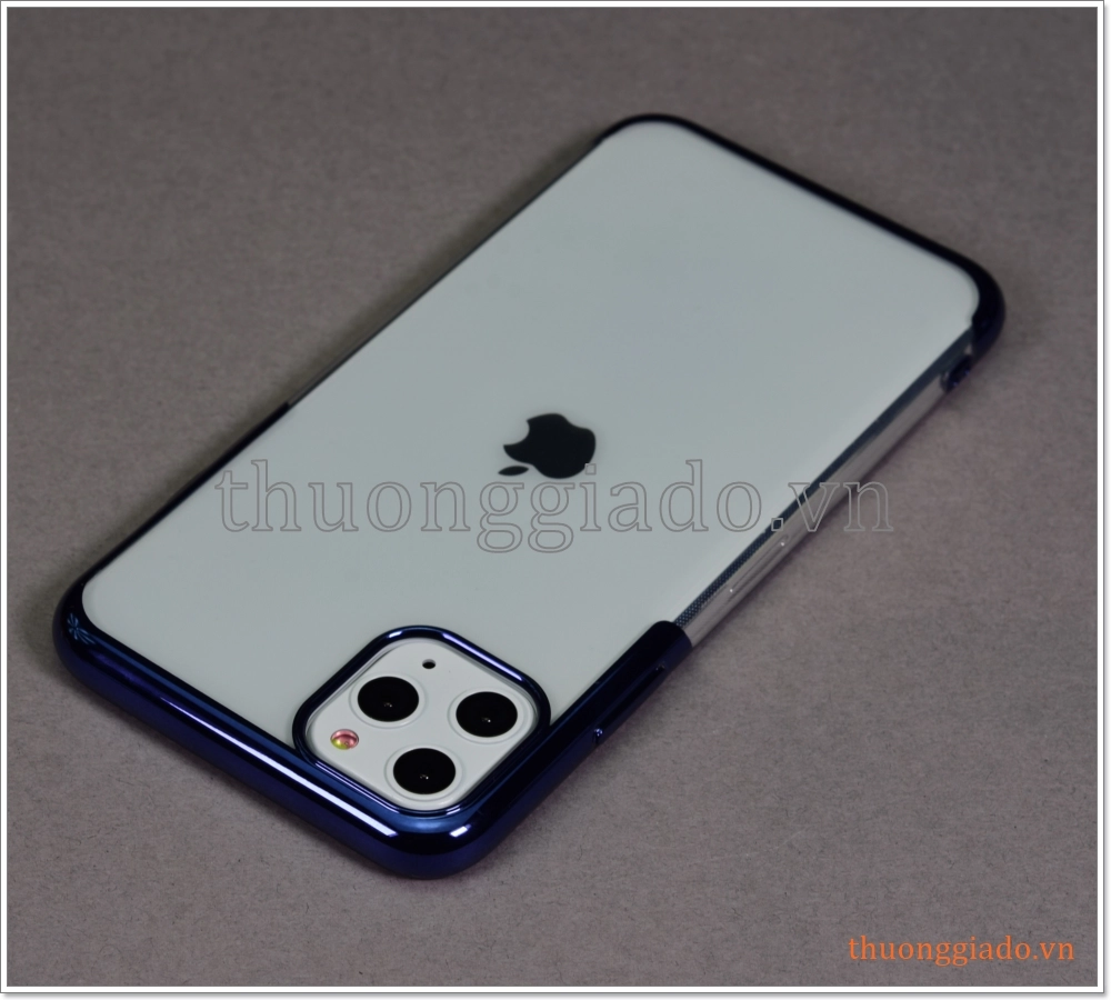 Ốp lưng Silicone iPhone 11 Pro Max (6.5"), viền màu hiệu Baseus Shining Protective Case