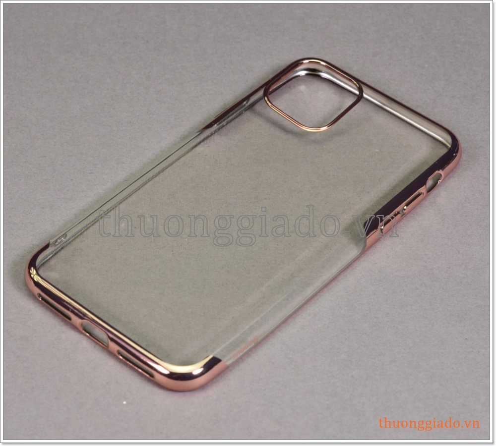 Ốp lưng Silicone iPhone 11 Pro Max (6.5"), viền màu hiệu Baseus Shining Protective Case
