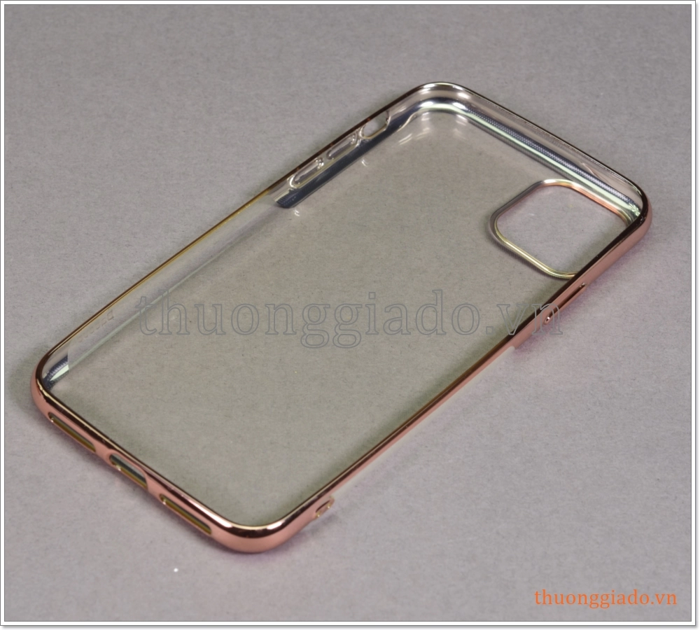 Ốp lưng Silicone iPhone 11 Pro Max (6.5"), viền màu hiệu Baseus Shining Protective Case