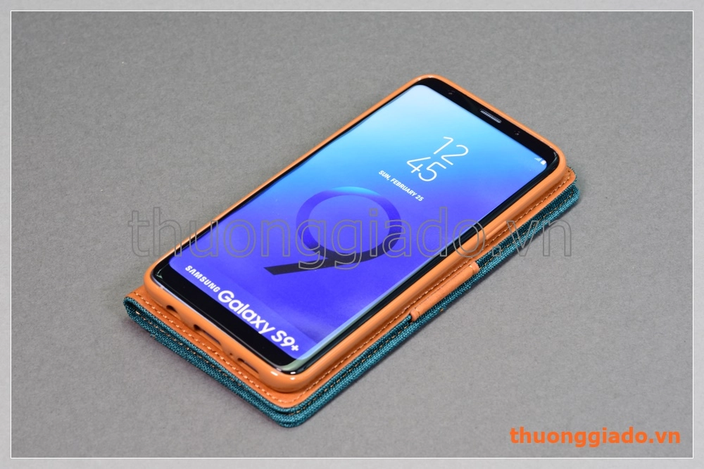 Bao da thời trang Samsung Galaxy S9+/ S9 Plus/ G965 (Hiệu GOOSPERY, CANVAS DIARY)